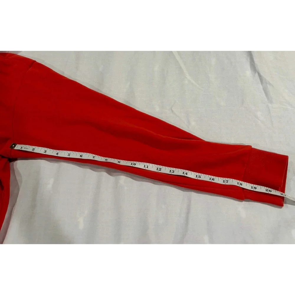 Adidas Salmon Red‎ Hoodie Pullover Logo Graphic Sportswear Athletic Size M